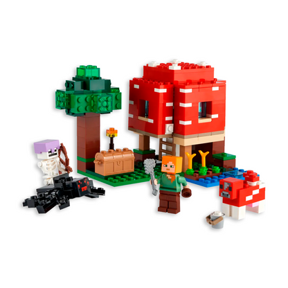 Lego Minecraft  La Casa-Champiñón