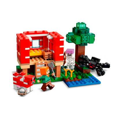 Lego Minecraft  La Casa-Champiñón
