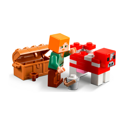 Lego Minecraft  La Casa-Champiñón