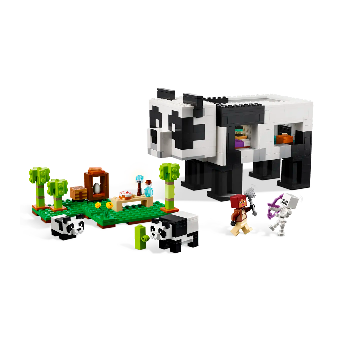 Lego Minecraft El Refugio-Panda