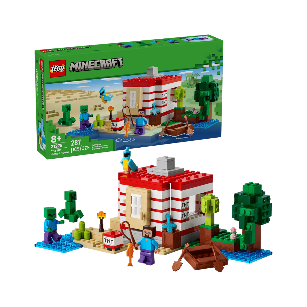 LEGO® Minecraft™ The TNT Jungle House
