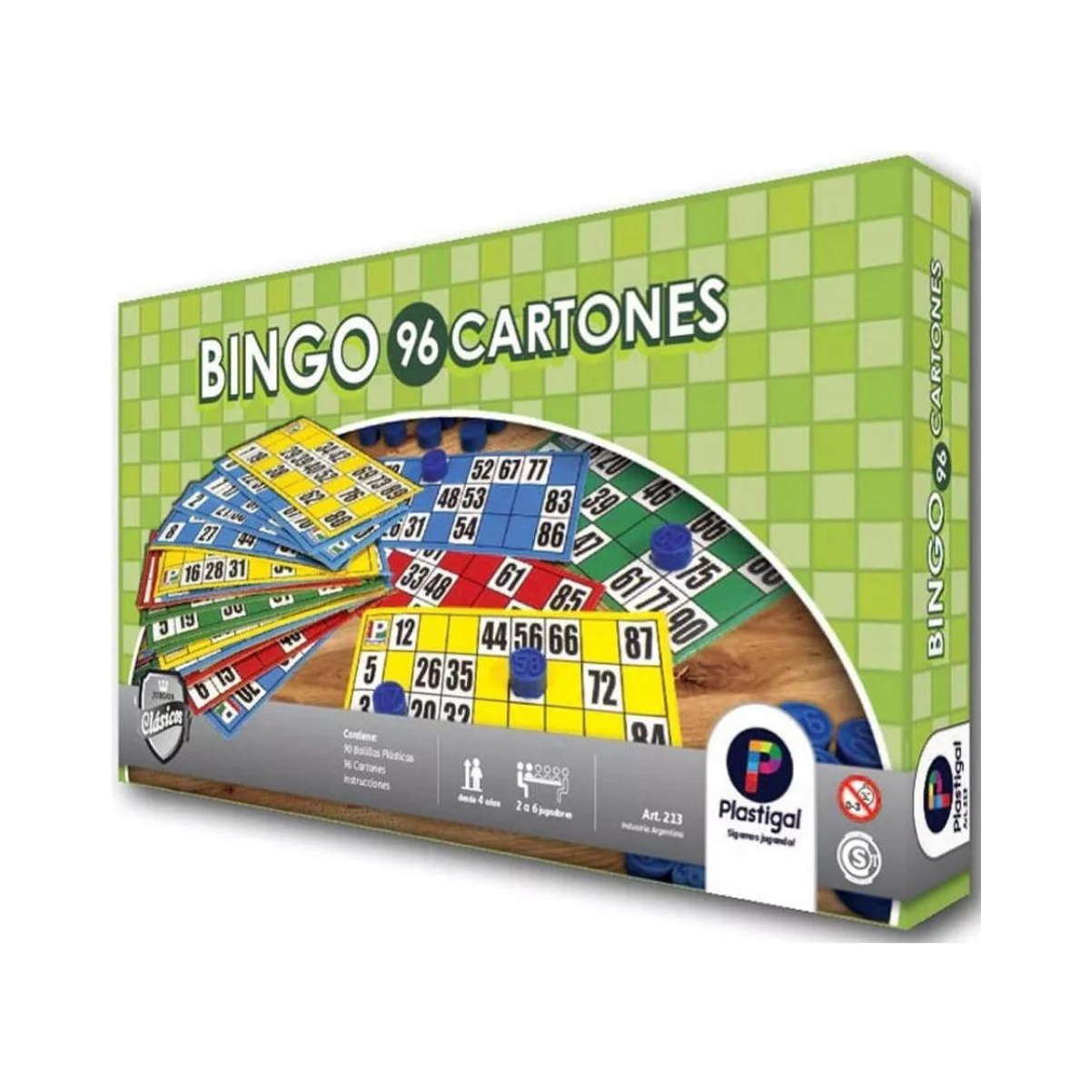 Juego De Mesa Bingo 96 Cartones