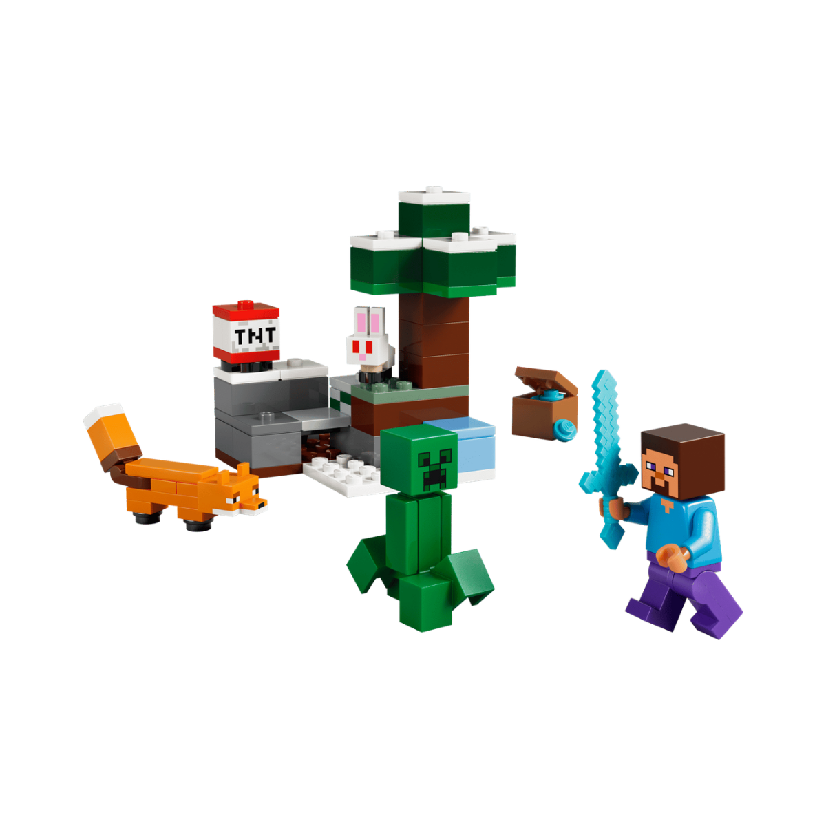 LEGO® Minecraft™ Steve's La Aventura en la Taiga