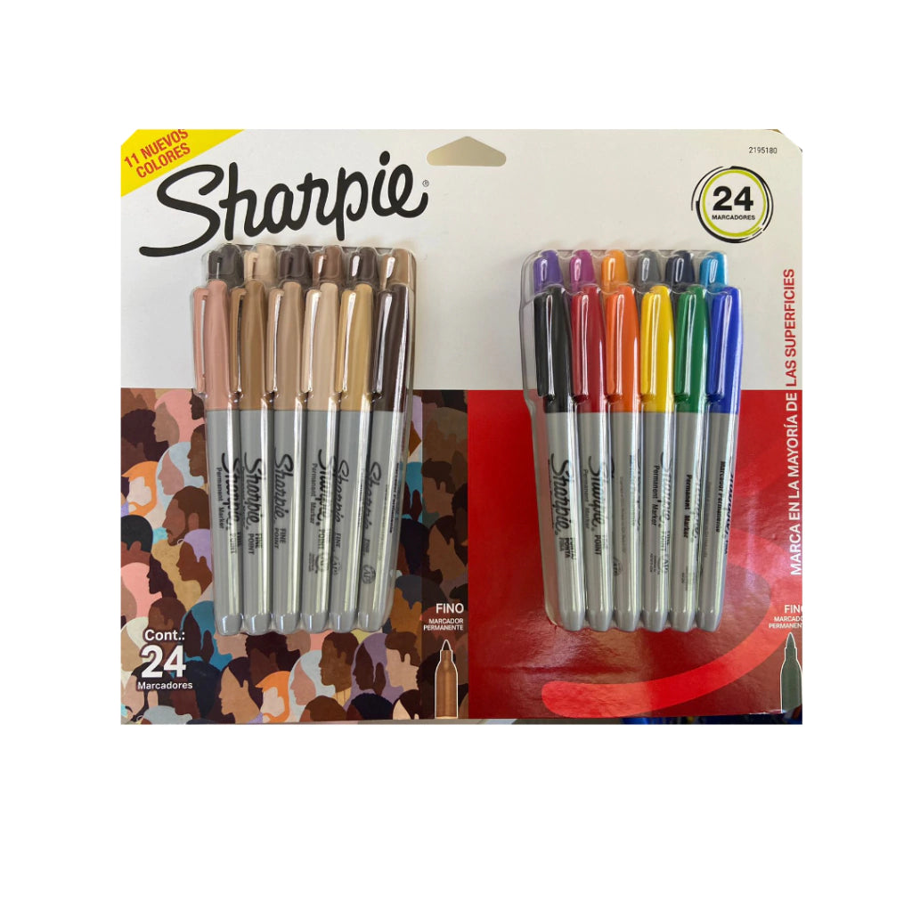 Marcadores Sharpie Tierra x24