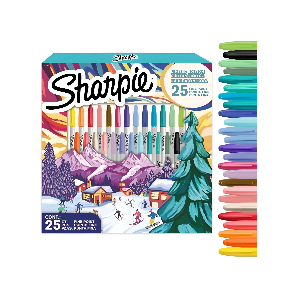 Set de Marcadores Sharpie Fine Special Pack x 25 Colores