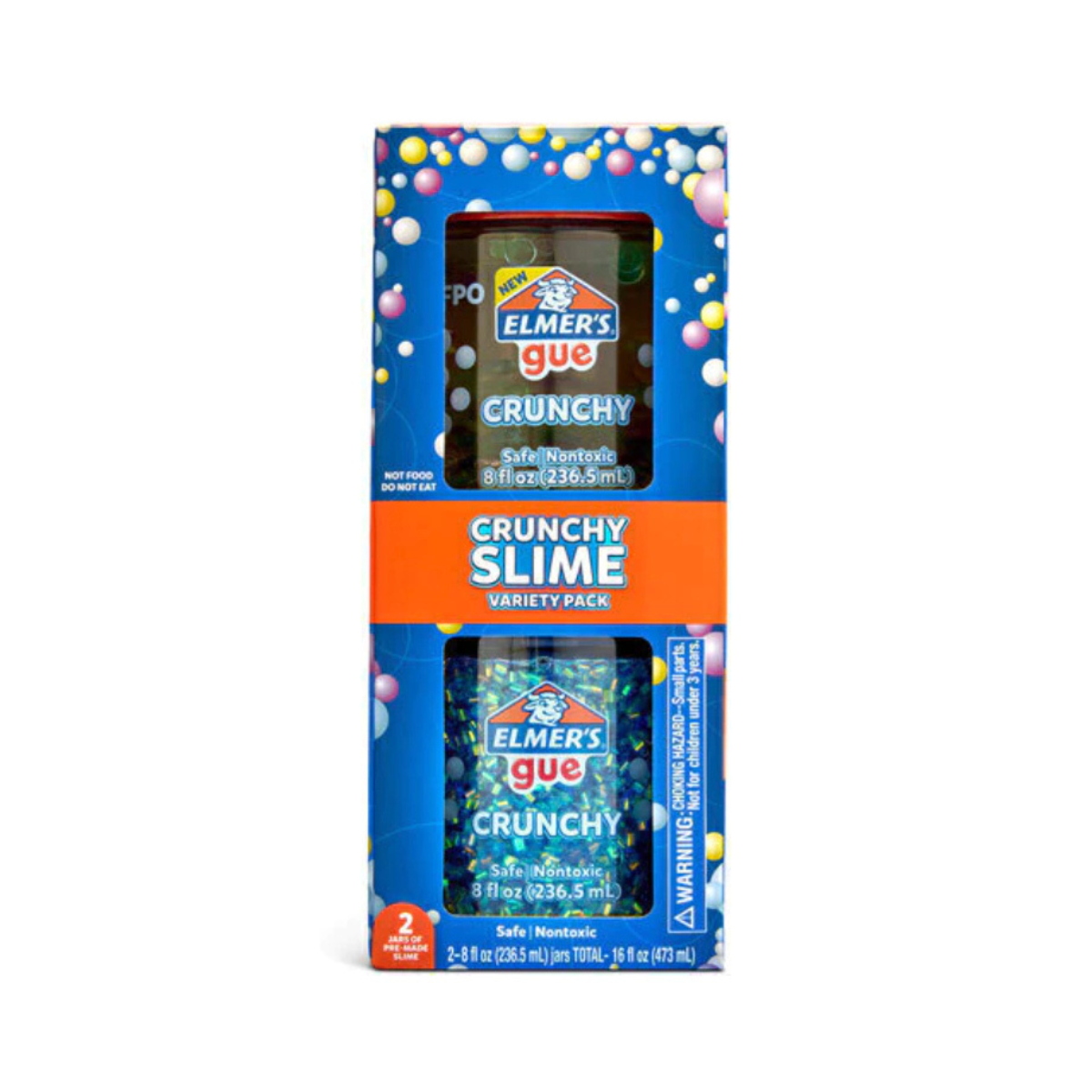 Slime Prefabricado Elmer's Gue Crunchy Variety Pack x 2