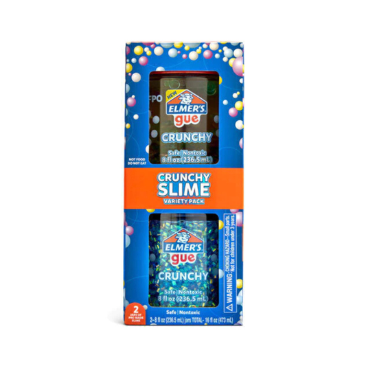 Slime Prefabricado Elmer's Gue Crunchy Variety Pack x 2