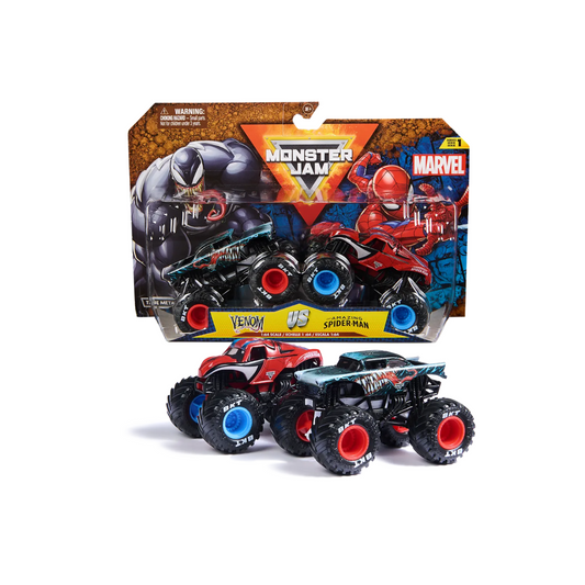 Vehículos Pack x2 Marvel Monster Jam Vulcanita