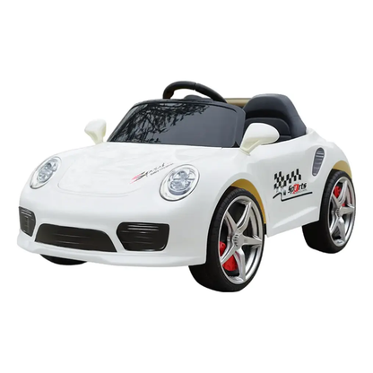Auto a Batería Porche Deportivo Everbright Blanco 6V