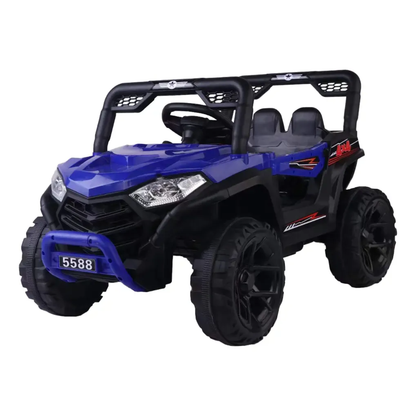 Camioneta Estilo Jeep a Batería Everbright Azul 12V