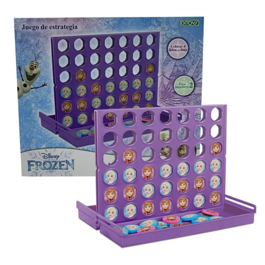 Juego de Mesa Frozen Line Up Game 4 en Línea Ditoys