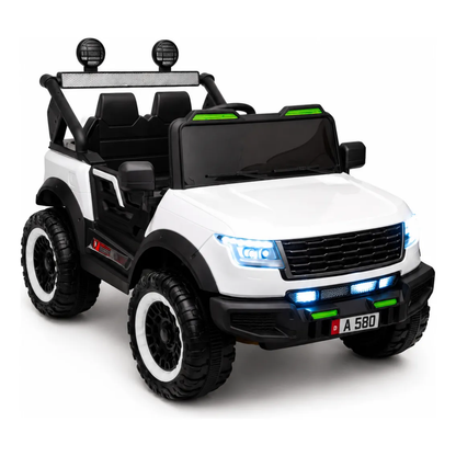 Jeep 4x4 a Batería Everbright Blanco 12V