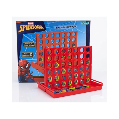 Juego de Mesa Spiderman Line Up Game 4 en Línea Ditoys