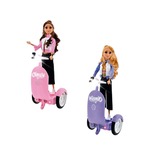 Muñeca Carolin Scooter Ditoys