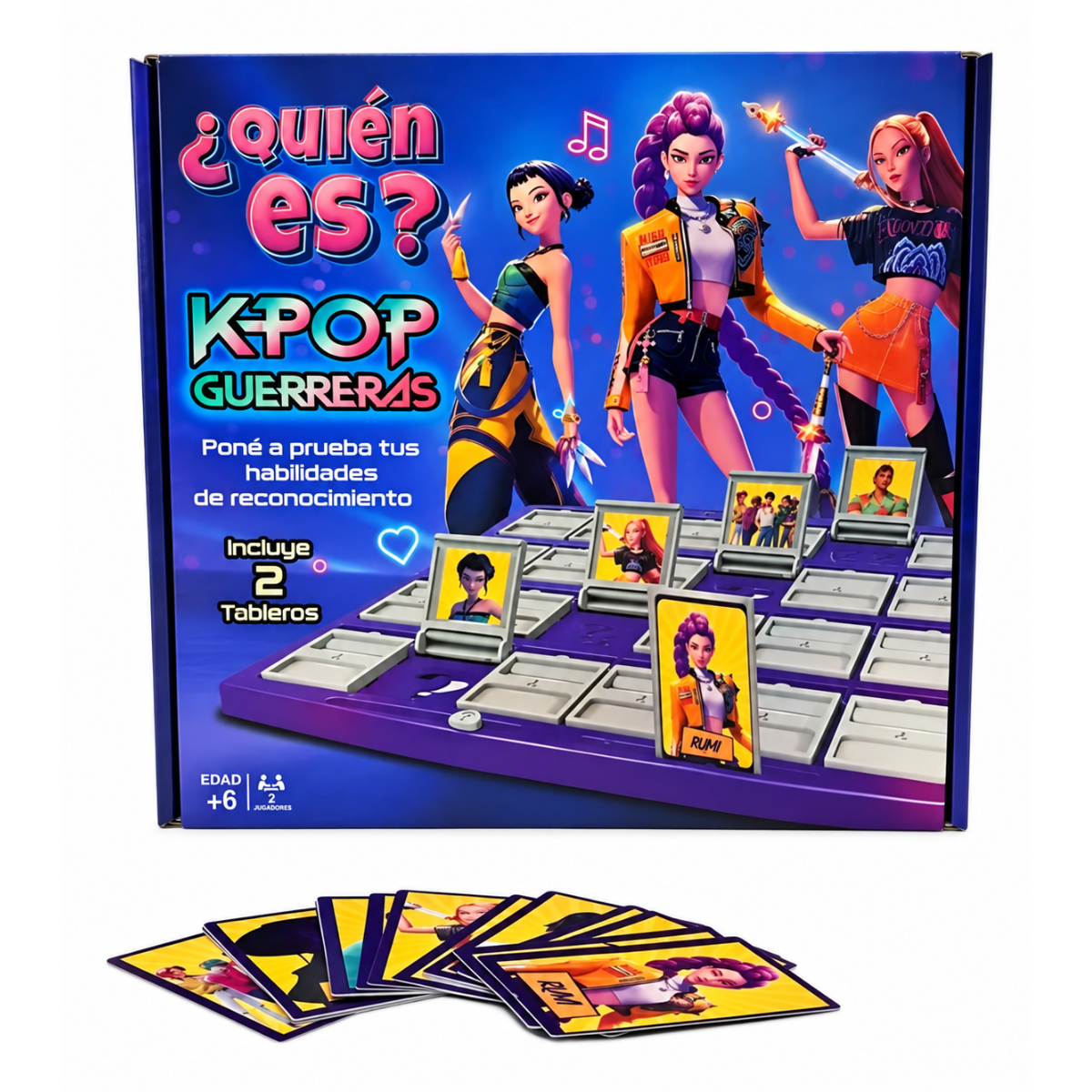 Juego de Mesa ¿Quién es? K-Pop Guerreras