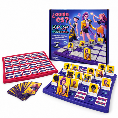 Juego de Mesa ¿Quién es? K-Pop Guerreras