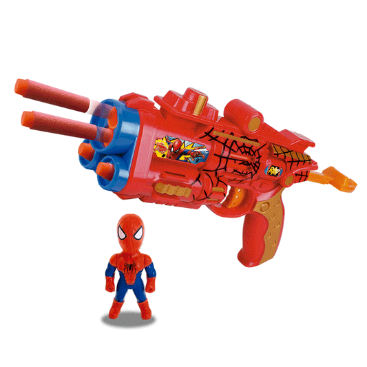 Pistola Lanza Dardos Power Strike Spiderman