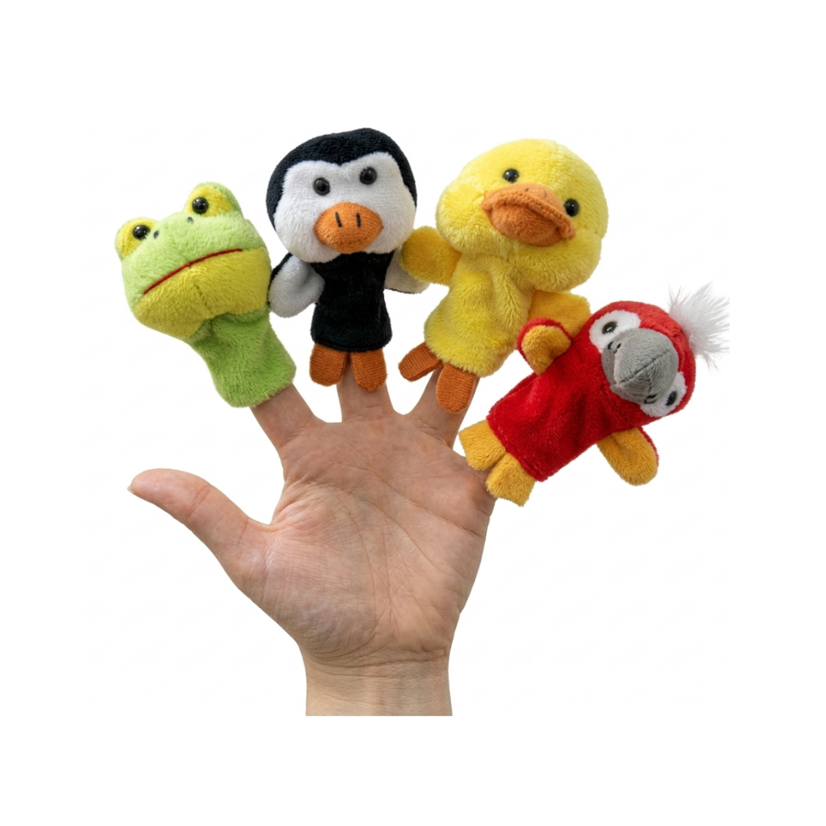 Títere De Dedo Tela 12 Modelos Surtidos
