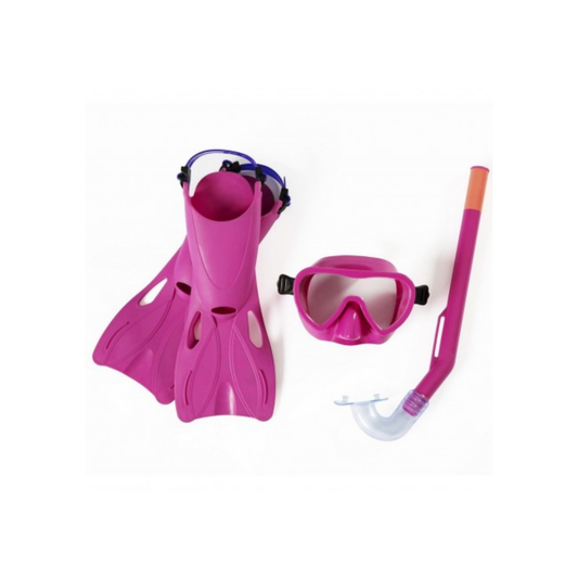 Kit de Buceo Clásico Infantil Aletas y Antiparra UV