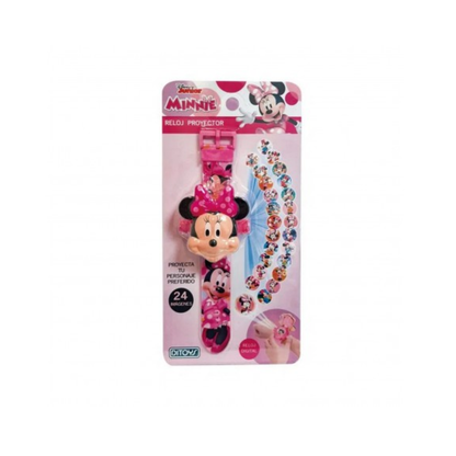 Reloj Proyector Minnie Ditoys - 24 Imágenes para Proyectar