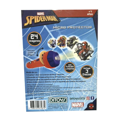 Ditoys Micro Proyector Marvel SpiderMan