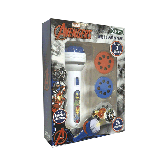 Linterna Micro Proyector Infantil Marvel Avengers
