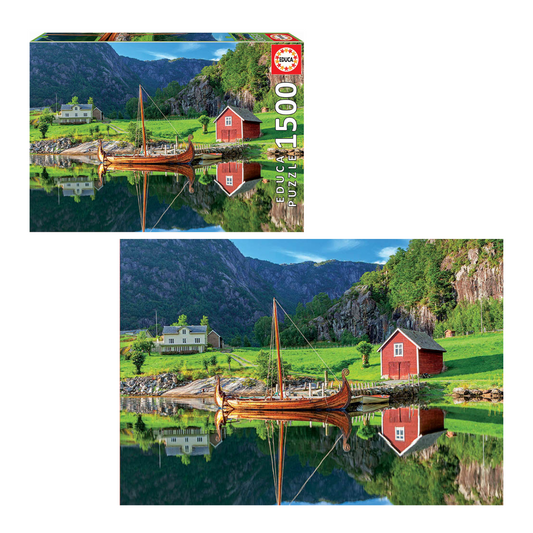 Puzzle Barco Vikingo 1500 Piezas Educa