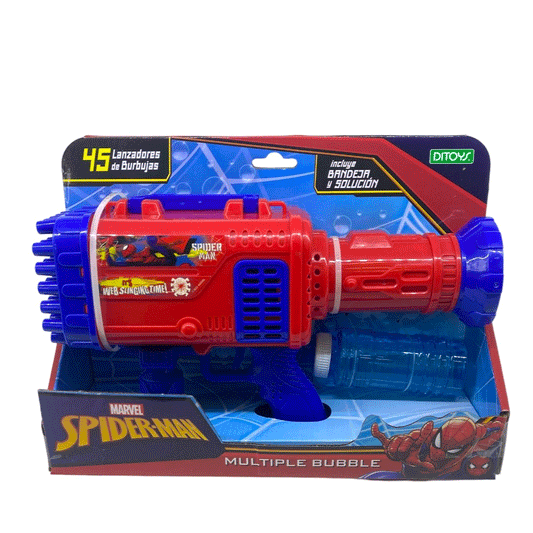 Lanza Burbujas Spiderman Ditoys