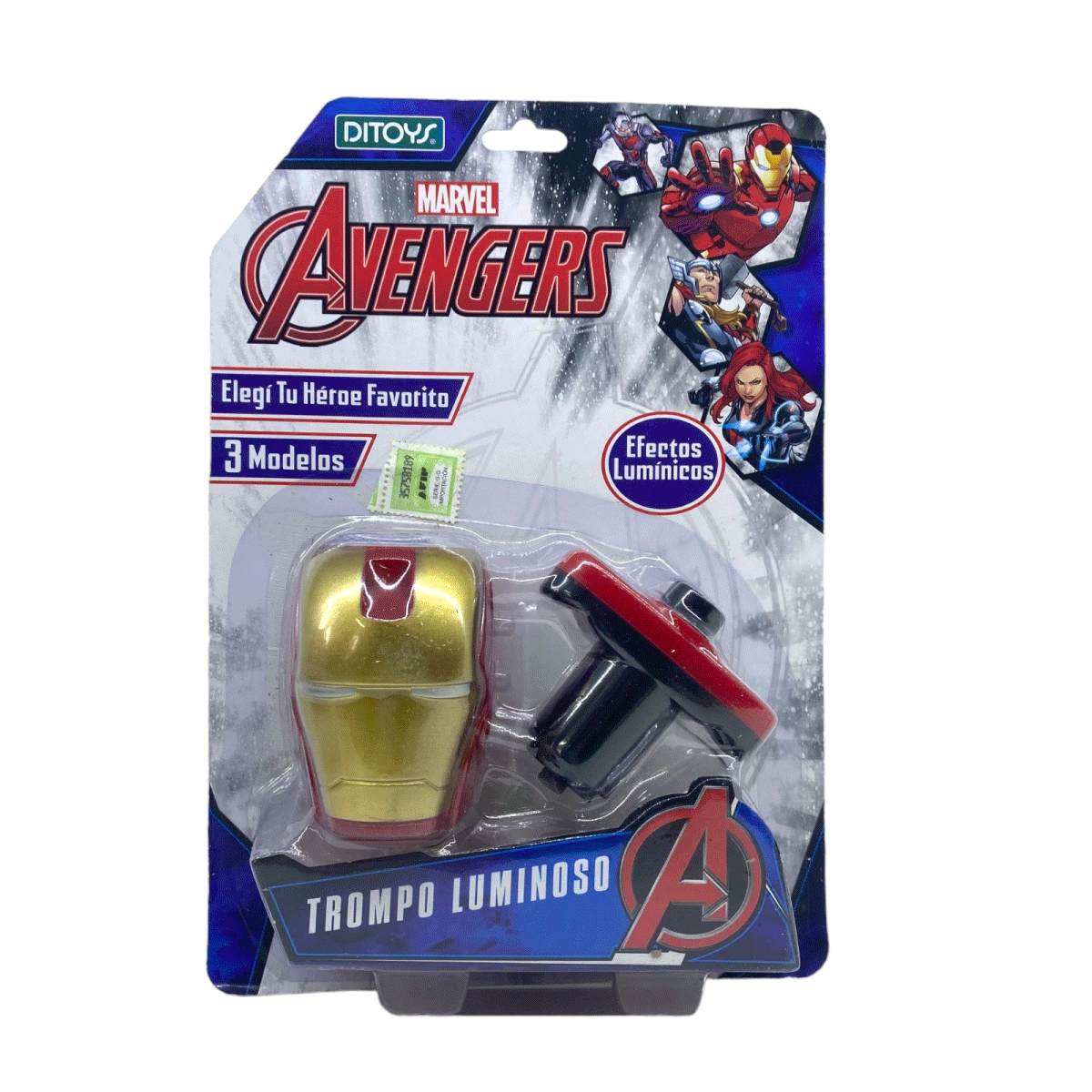 Trompo Luminoso Avengers Ditoys