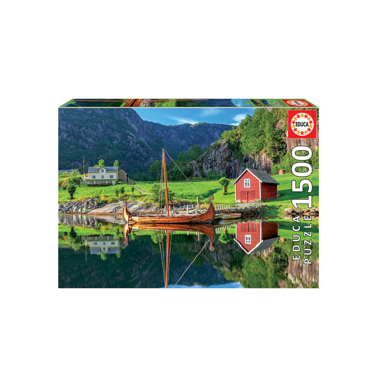 Puzzle Barco Vikingo 1500 Piezas Educa