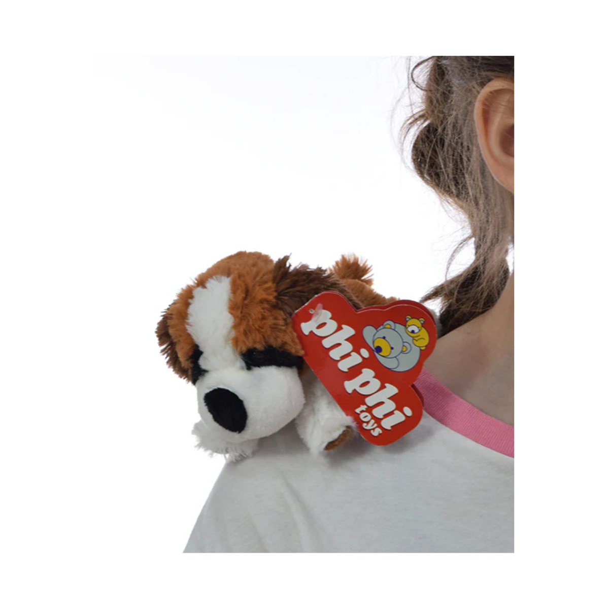 Peluche San Bernardo con Imán para Hombro 15 cm