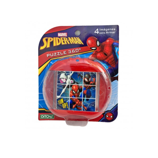 Spiderman Puzzle 360 Piezas - 4 Imágenes para Armar