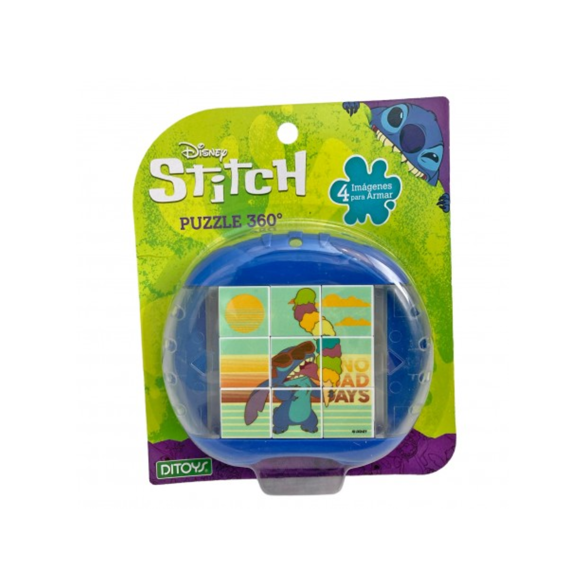 Stitch Puzzle 360 Piezas - 4 Imágenes para Armar