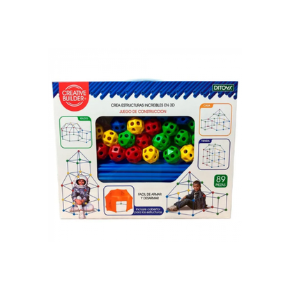 Creative Builder 89 Piezas Ditoys - Set de Construcción
