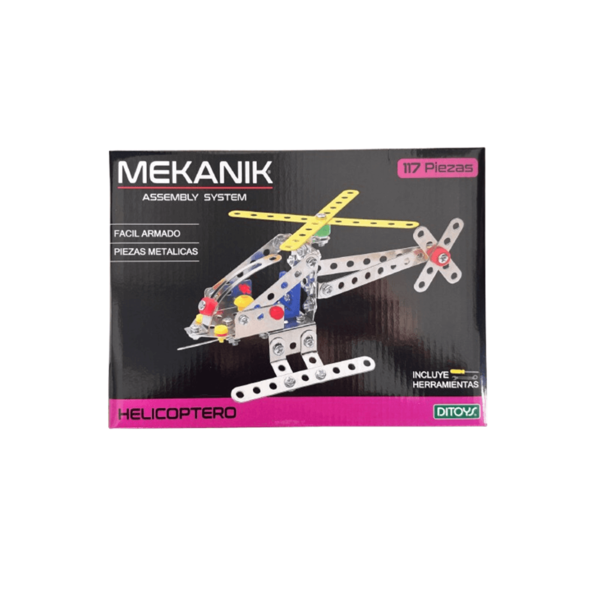 Mekanik Etiqueta Rosa Ditoys - Set de Construcción Metálico (6 Modelos)