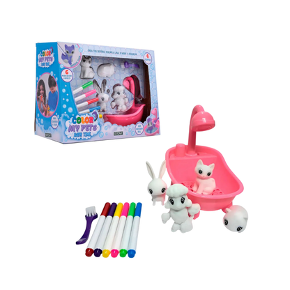 Color My Pet Bath Time Puppys