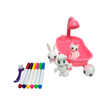 Color My Pet Bath Time Puppys