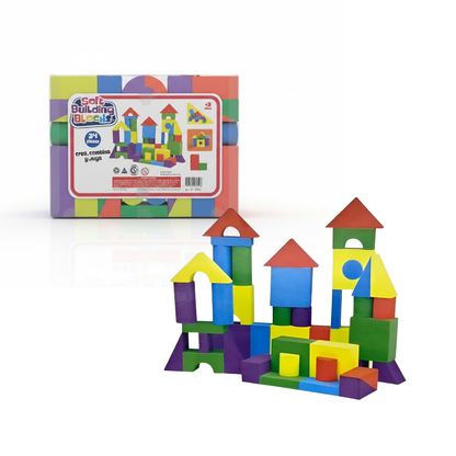 Soft Building Blocks Ditoys – Bloques Blandos Goma Eva 34 Piezas