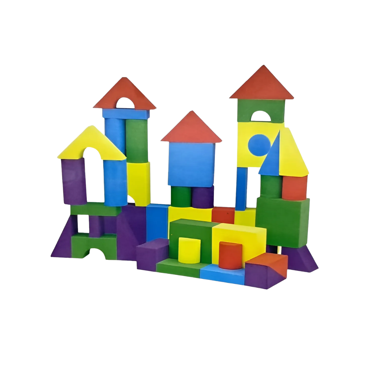 Soft Building Blocks Ditoys – Bloques Blandos Goma Eva 34 Piezas