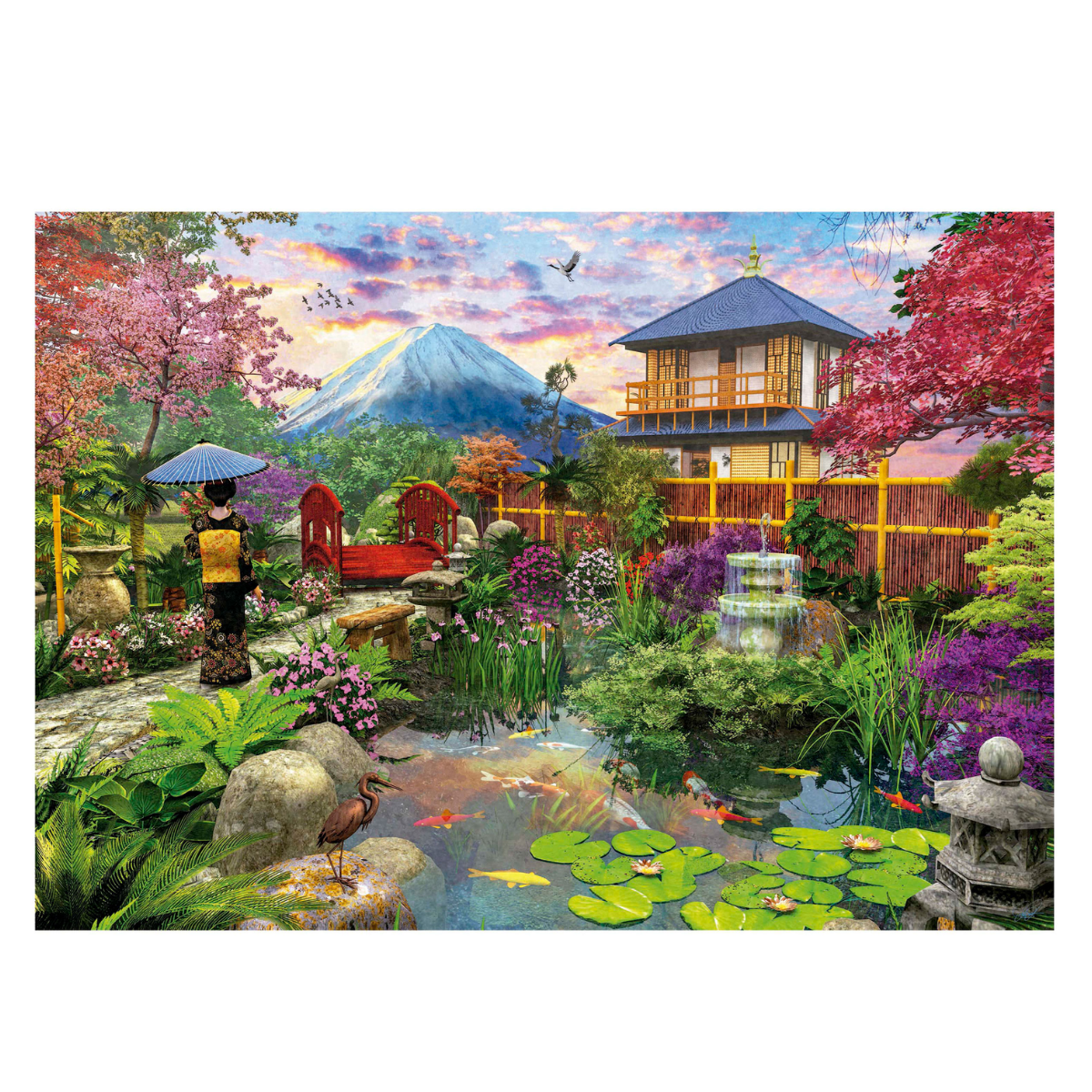 Puzzle Jardín Japonés Japanese Garden 1500 Piezas Educa