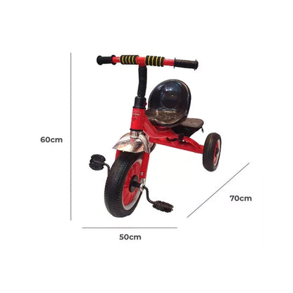 Triciclo Infantil Reforzado Rueda Maciza Canasto Bebe Niños