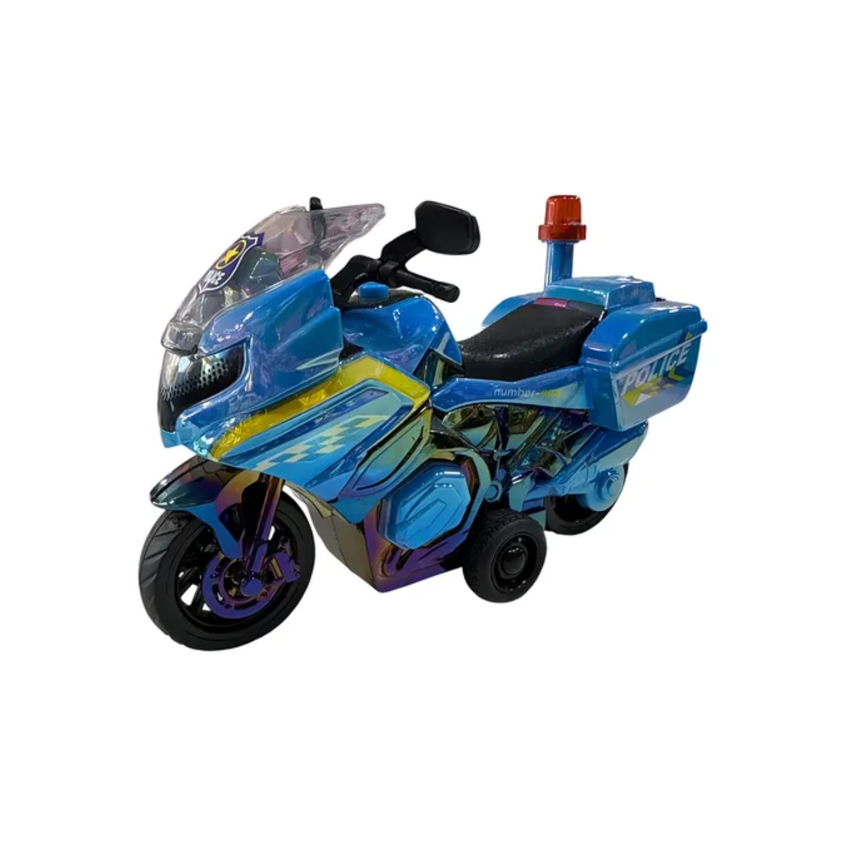 Motos Policia a Fricción Varios Colores