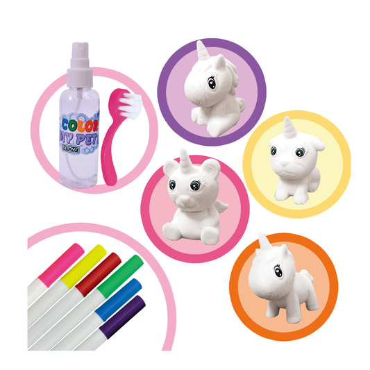 Juego Para Colorear Color My Pets Unicorn
