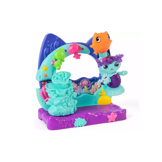 Gabby’s Dollhouse Mercatastic Aquarium Friends Pack - Set de 3 Personajes + Playset
