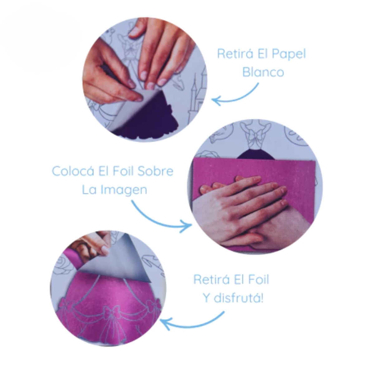 Set de Arte Foil Wow Princesas