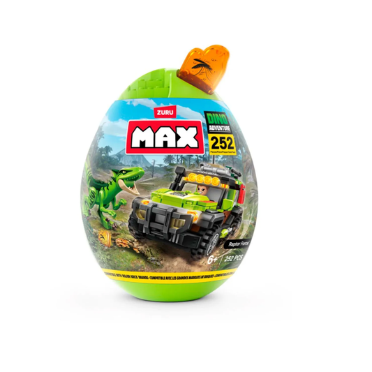 Set de Construcción Max Dino Adventure Raptor Force (252 Piezas)