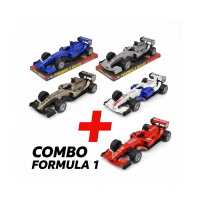 Combo Autos de Carreras Fórmula 1 – Set de 5 Modelos
