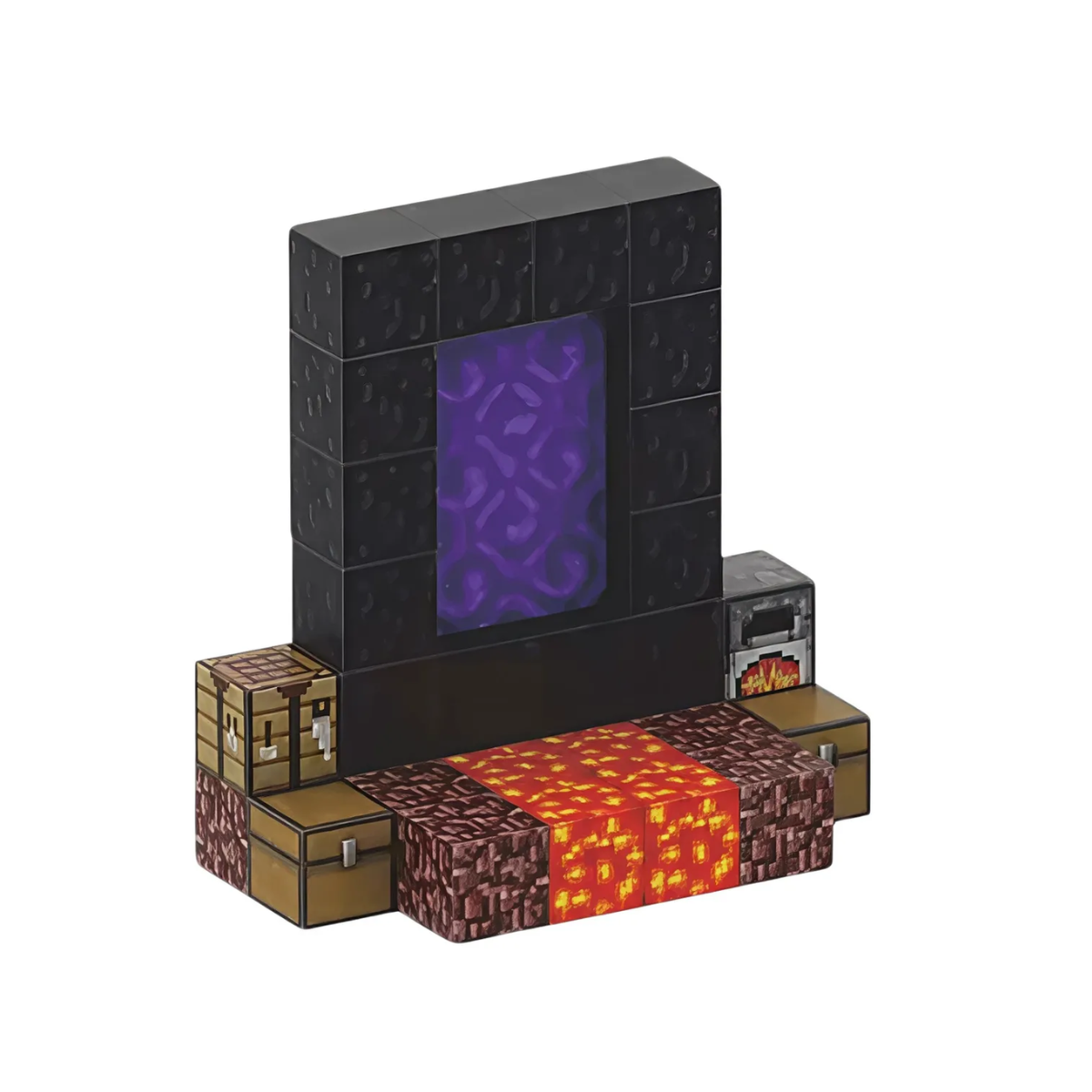 Cubos Magneticos Minecraft Portal al Nether 32 Piezas T043