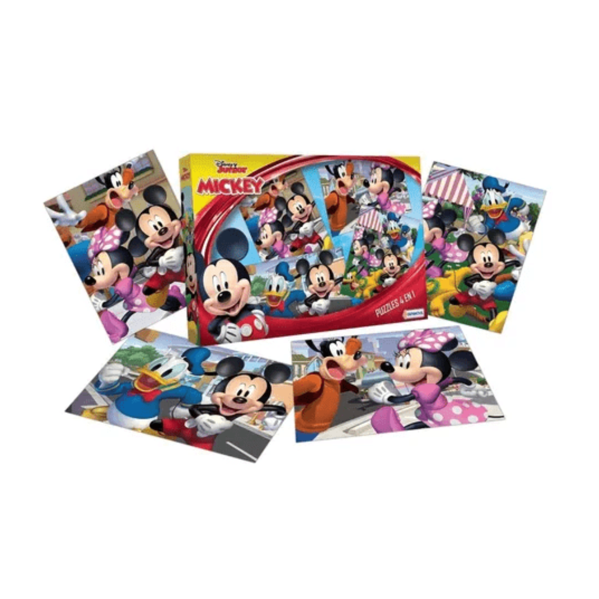 4 Rompecabezas de 12, 18, 24 y 36 piezas Mickey Mouse – Tapimovil
