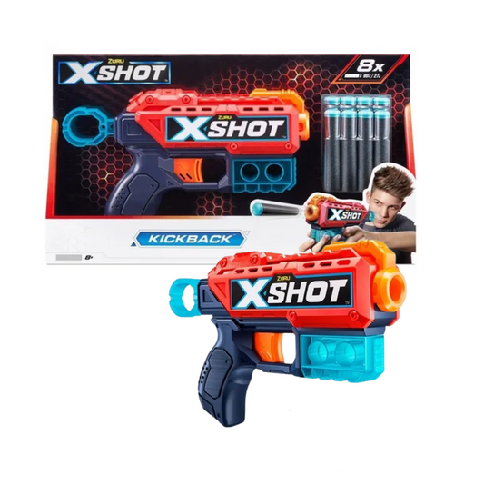 Pistola X-shot Excel Kickback Zuru